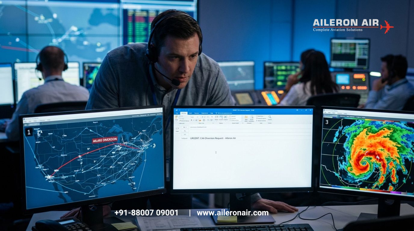 Emergency landing permit procedure