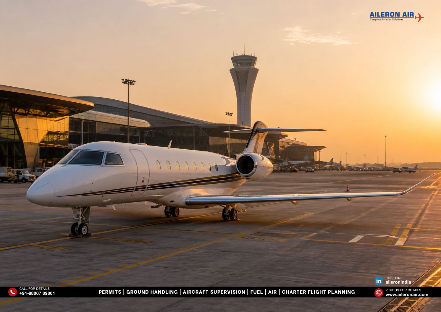 Ground Handling Process at CSIA for Private Jets